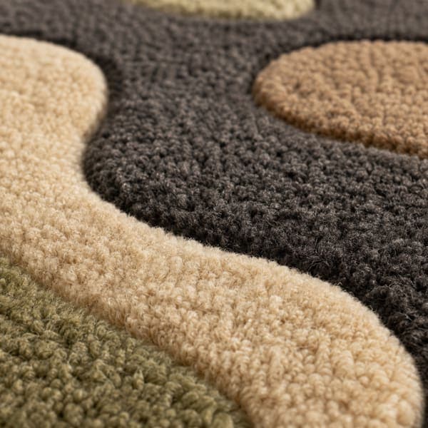 Terrain Organic Shaped Rug detail