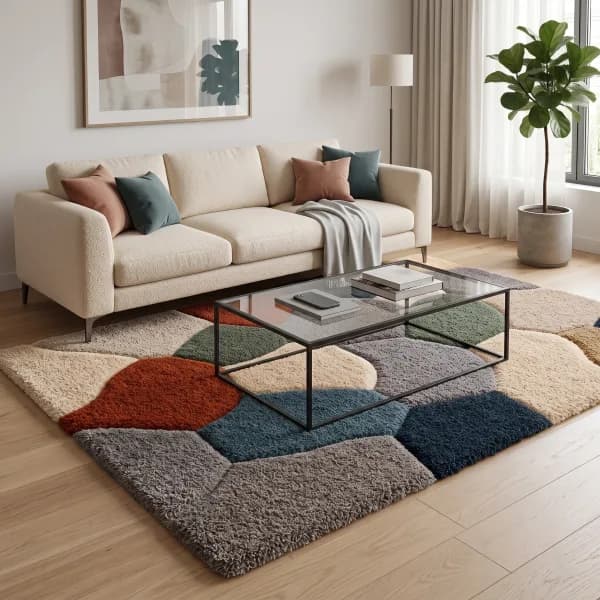 Cobble Pebble Mosaic Rug