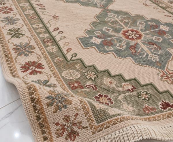 Sylvan Sage Medallion Rug detail