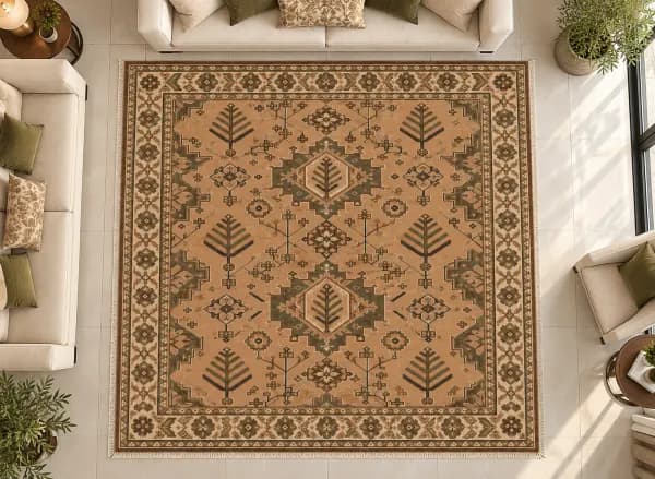 Caravan Camel Tribal Medallion Rug