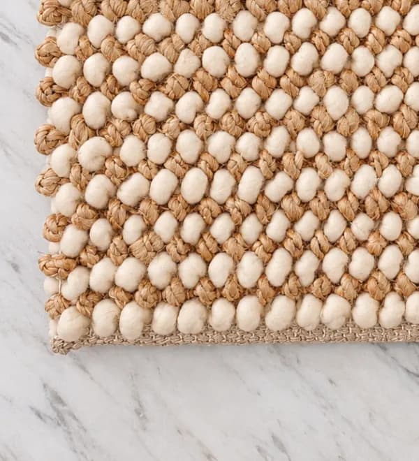 Terra Pebble Textured Rug detail