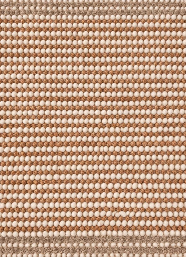 Dune Pebble Stripe Rug detail