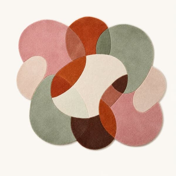 Petal Overlap Shaped Rug