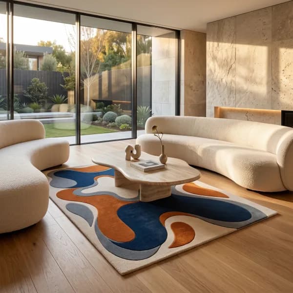 Lumen Abstract Organic Rug
