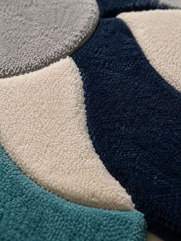 Aurelia Organic Mosaic Rug detail